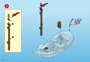 Bauanleitungen Playmobil 5140-A - Rotrock-Kanonensegler (4)