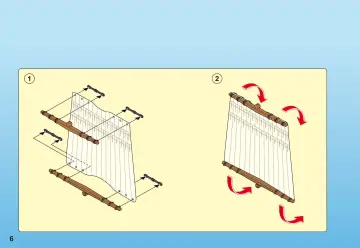 Bauanleitungen Playmobil 5140-A - Rotrock-Kanonensegler (6)