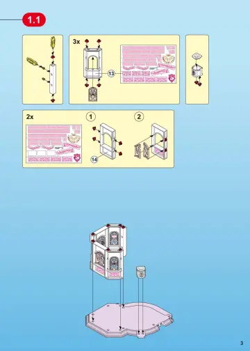 Bauanleitungen Playmobil 5142-A - Prinzessinnenschloss (3)