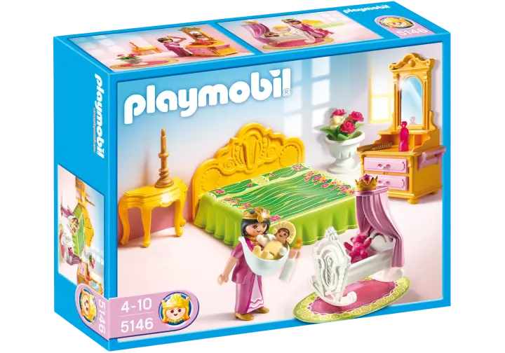 Playmobil 5146-A - Schlafgemach mit Babywiege - BOX