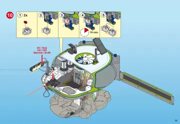 Bauanleitungen Playmobil 5149-A - E-Rangers Future Base (11)