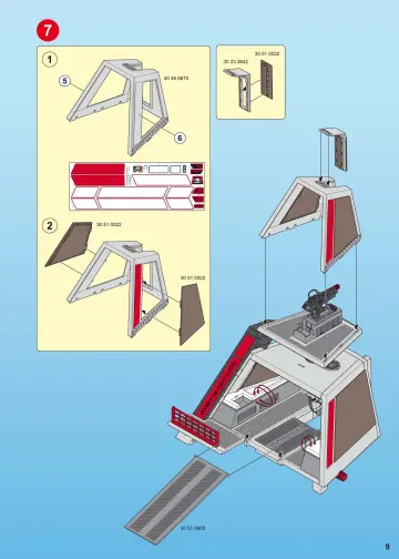 Bauanleitungen Playmobil 5153-A - Darksters Tower Station (9)