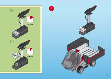 Bauanleitungen Playmobil 5154-A - Darksters Truck mit K.O.-Leuchtkanone (5)