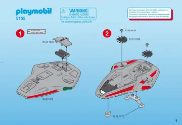 Bauanleitungen Playmobil 5155-A - Darksters Speed Glider (1)