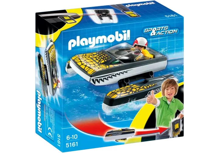 Playmobil 5161-A - Click & Go Croc Speeder - BOX