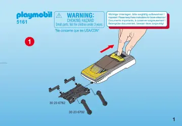 Manual de instruções Playmobil 5161 - Click & Go Croc Speedboat (1)