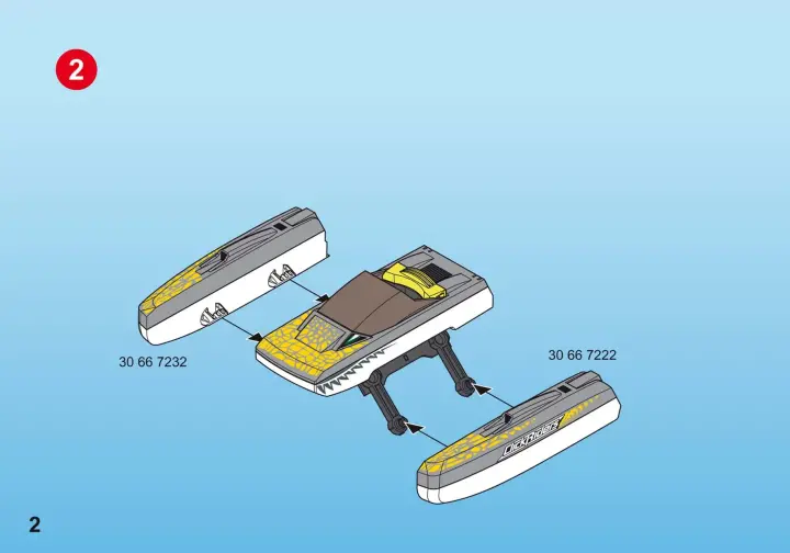 Összeszerelési útmutatók Playmobil 5161 - Click & Go Croc Speedboat (2)