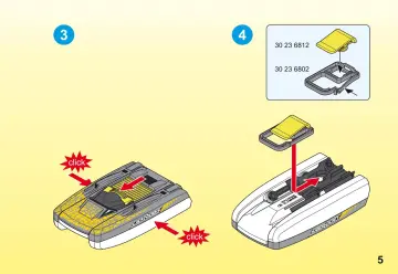 Összeszerelési útmutatók Playmobil 5161 - Click & Go Croc Speedboat (5)