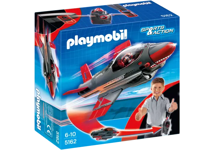 Playmobil 5162-A - Click & Go Shark Jet - BOX