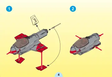 Bauanleitungen Playmobil 5162-A - Click & Go Shark Jet (4)