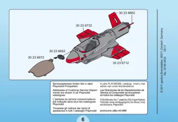 Bauanleitungen Playmobil 5162-A - Click & Go Shark Jet (6)