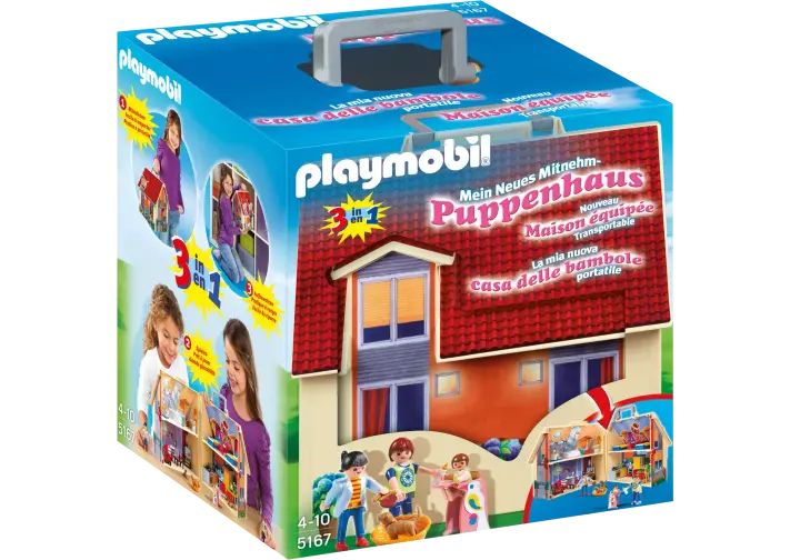 Playmobil 5167-A - Neues Mitnehm-Puppenhaus - BOX