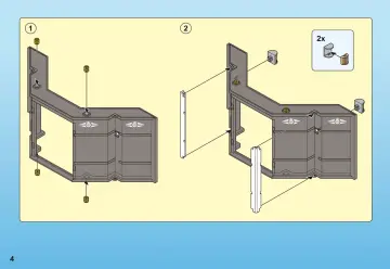 Bauanleitungen Playmobil 5177-A - Bank mit Geldautomat (4)