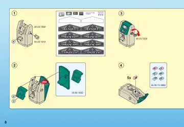 Bauanleitungen Playmobil 5177-A - Bank mit Geldautomat (8)