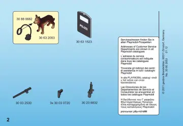 Bauanleitungen Playmobil 5181-A - Spezialeinheit (2)