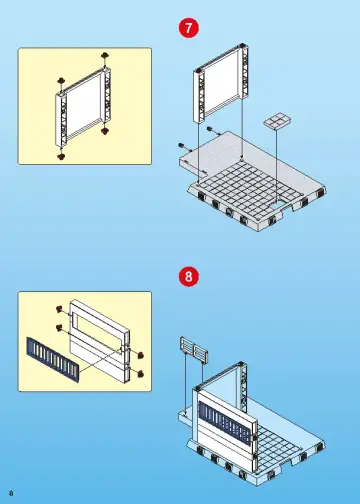 Bauanleitungen Playmobil 5182-A - Polizei-Kommandostation mit Alarmanlage (8)