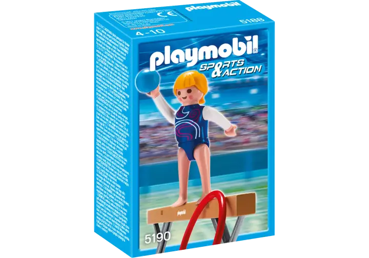 Playmobil 5190-A - Turnerin am Schwebebalken - BOX