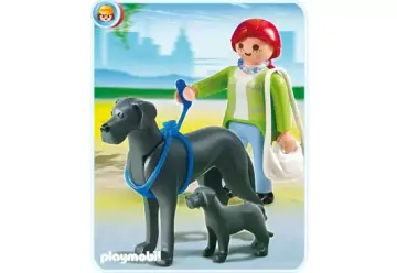 Playmobil 5210-A - Dogge mit Welpe