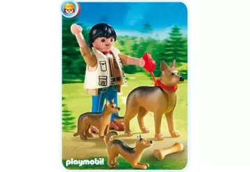 Playmobil 5211-A - Schäferhündin mit Welpen