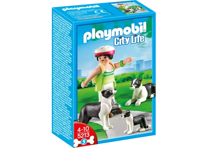 Playmobil 5213-A - Border Collie-Familie - BOX