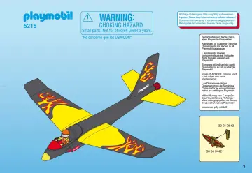 Bauanleitungen Playmobil 5215-A - Fire Flyer (1)