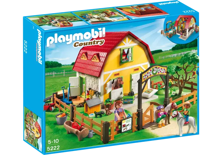 Playmobil 5222-A - Ponyhof - BOX