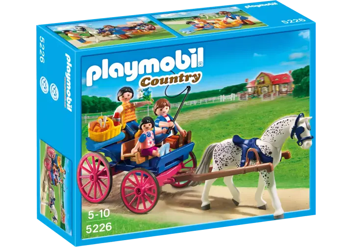 Playmobil 5226-A - Ausflug mit Pferdekutsche - BOX