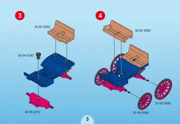 Bauanleitungen Playmobil 5226-A - Ausflug mit Pferdekutsche (3)