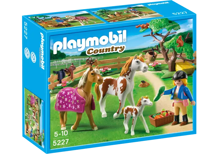 Playmobil 5227-A - Pferdekoppel - BOX