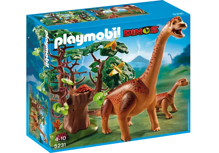 Playmobil 5231-A - Brachiosaurus mit Baby - BOX