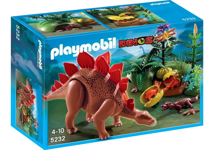 Playmobil 5232-A - Stegosaurus mit Nest - BOX