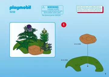 Bauanleitungen Playmobil 5232-A - Stegosaurus mit Nest (1)