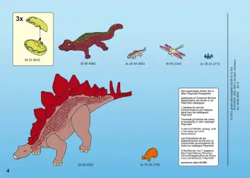 Bauanleitungen Playmobil 5232-A - Stegosaurus mit Nest (4)