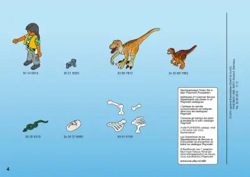 Bauanleitungen Playmobil 5233-A - Velociraptor-Angriff auf Deinonychusnest (4)