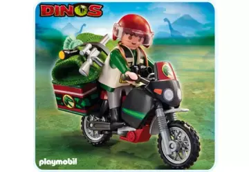 Playmobil 5237-A - Dinoforscher mit Geländemaschine