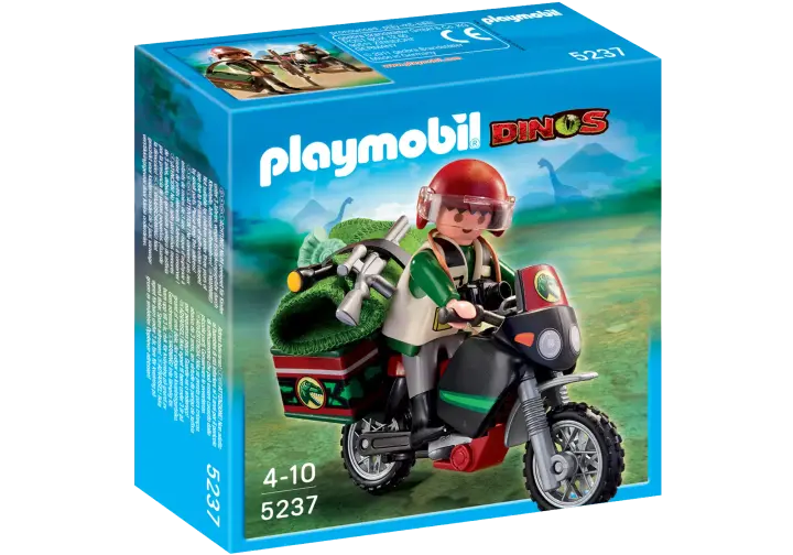 Playmobil 5237-A - Dinoforscher mit Geländemaschine - BOX