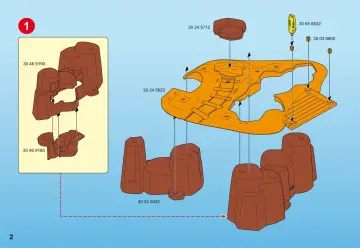 Bauanleitungen Playmobil 5246-A - Goldmine mit Sprengkiste (2)