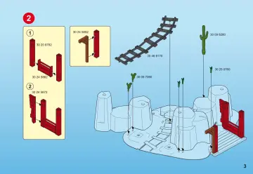 Bauanleitungen Playmobil 5246-A - Goldmine mit Sprengkiste (3)