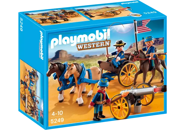 Playmobil 5249-A - Kavalleriewagen mit Kanone - BOX