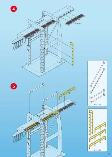 Bauanleitungen Playmobil 5254-A - Elektrisches Verladeterminal (5)