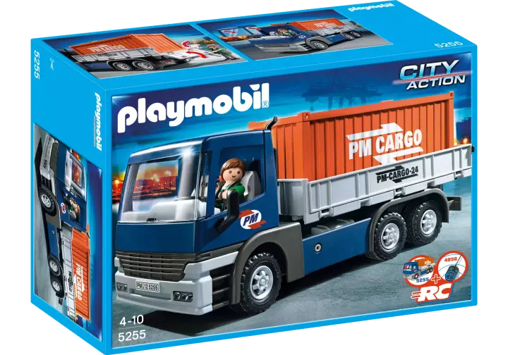 Playmobil 5255-A - Cargo-LKW mit Container - BOX