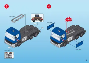 Bauanleitungen Playmobil 5255-A - Cargo-LKW mit Container (3)