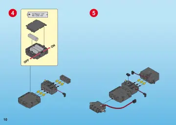 Bauanleitungen Playmobil 5255-A - Cargo-LKW mit Container (10)