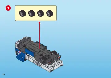 Bauanleitungen Playmobil 5255-A - Cargo-LKW mit Container (14)