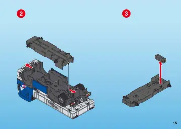 Bauanleitungen Playmobil 5255-A - Cargo-LKW mit Container (15)