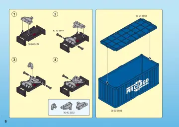 Bauanleitungen Playmobil 5256-A - Großer Containerstapler (6)