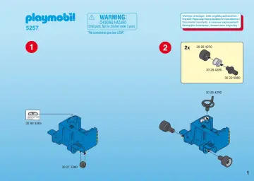 Bauanleitungen Playmobil 5257-A - Stapler (1)