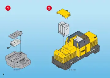 Bauanleitungen Playmobil 5258-A - Neuer RC-Güterzug mit Licht und Sound (2)