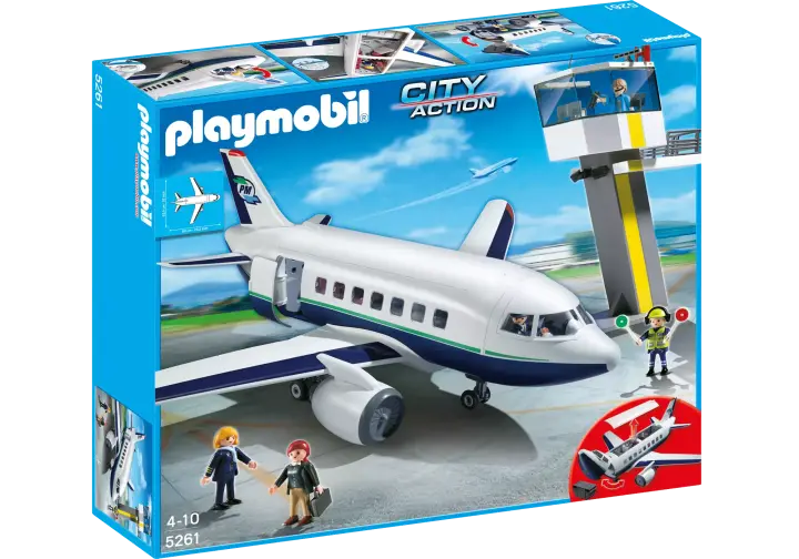 Playmobil 5261-A - Cargo- und Passagierflugzeug - BOX