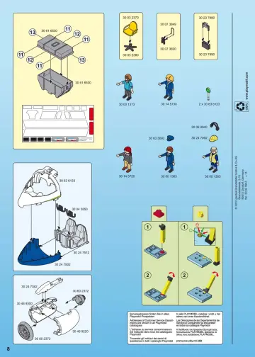 Bauanleitungen Playmobil 5261-A - Cargo- und Passagierflugzeug (8)